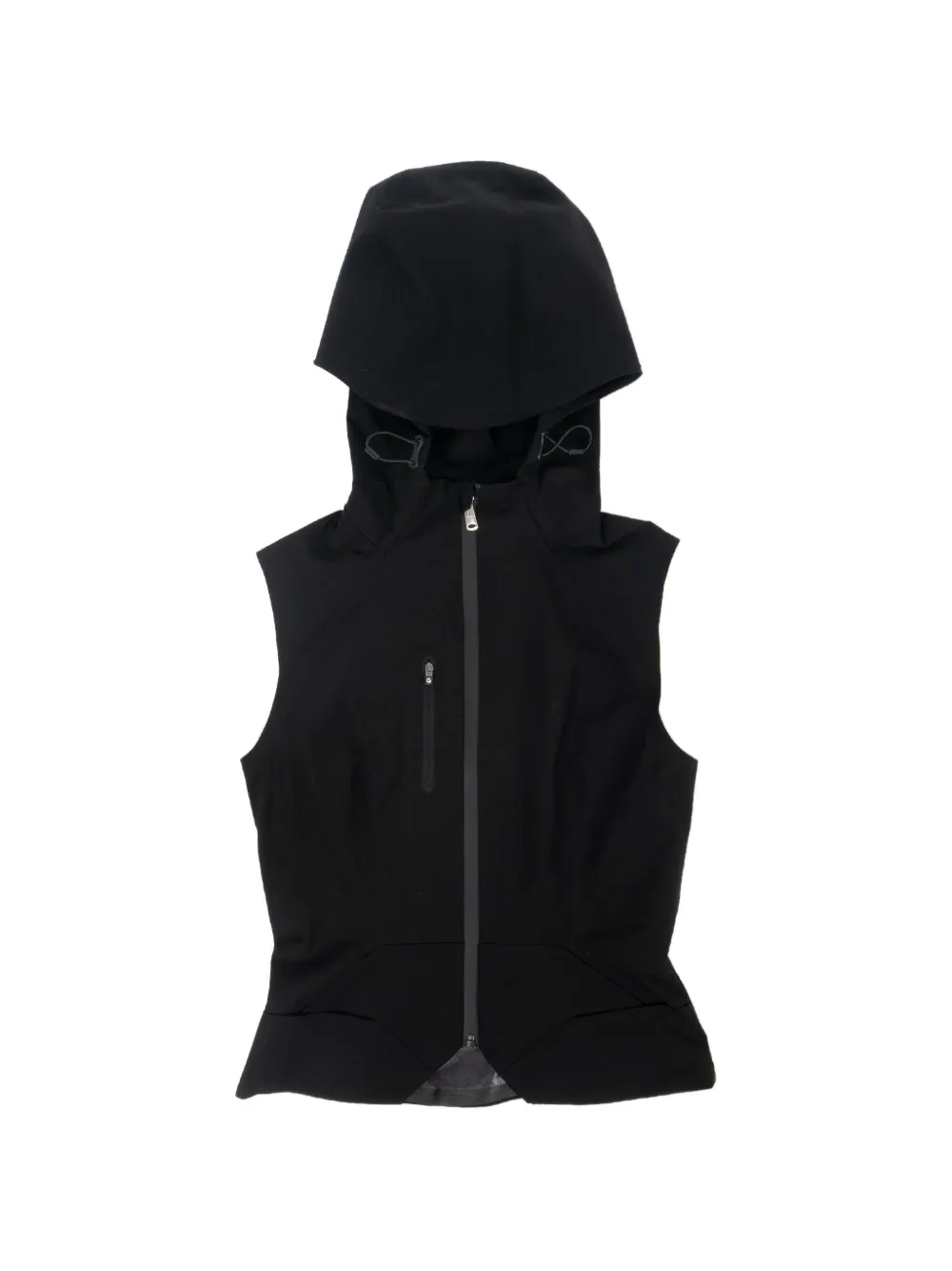Coperni technical hooded vest - Schwarz