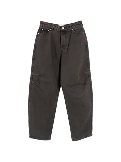 Coperni oversized buckle-detail jeans