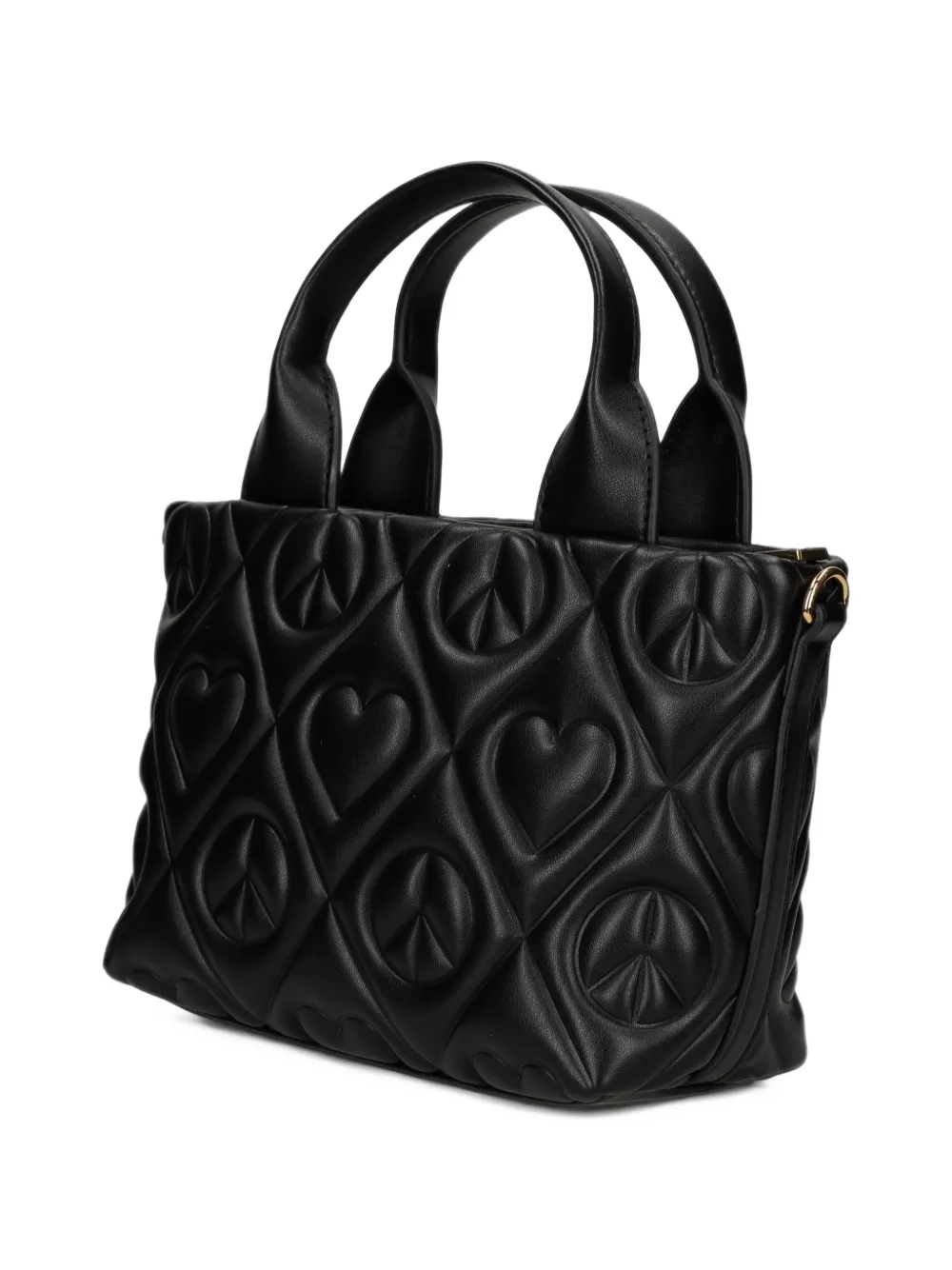 Love Moschino Gewatteerde shopper Zwart