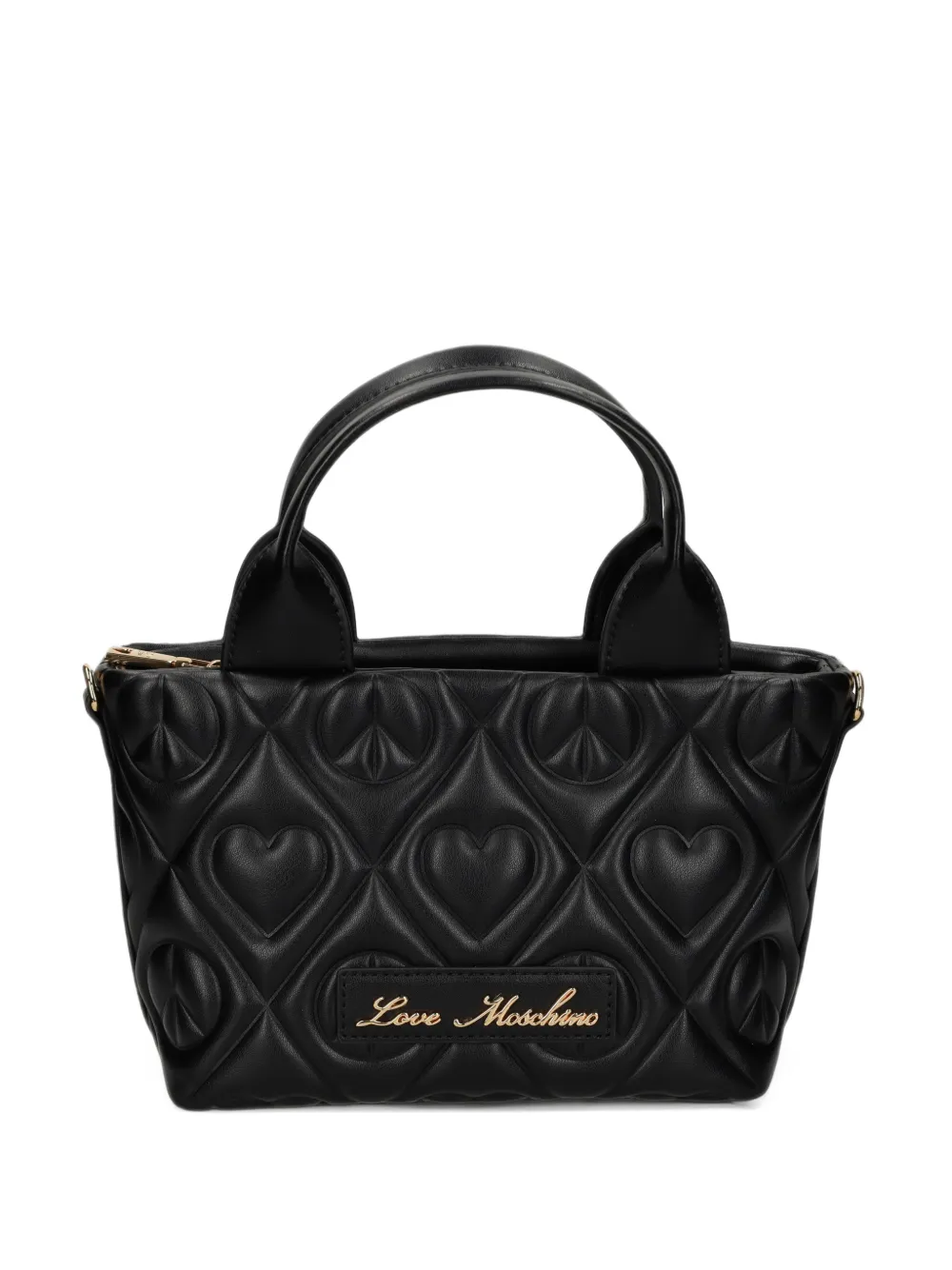 Love Moschino Gewatteerde shopper Zwart