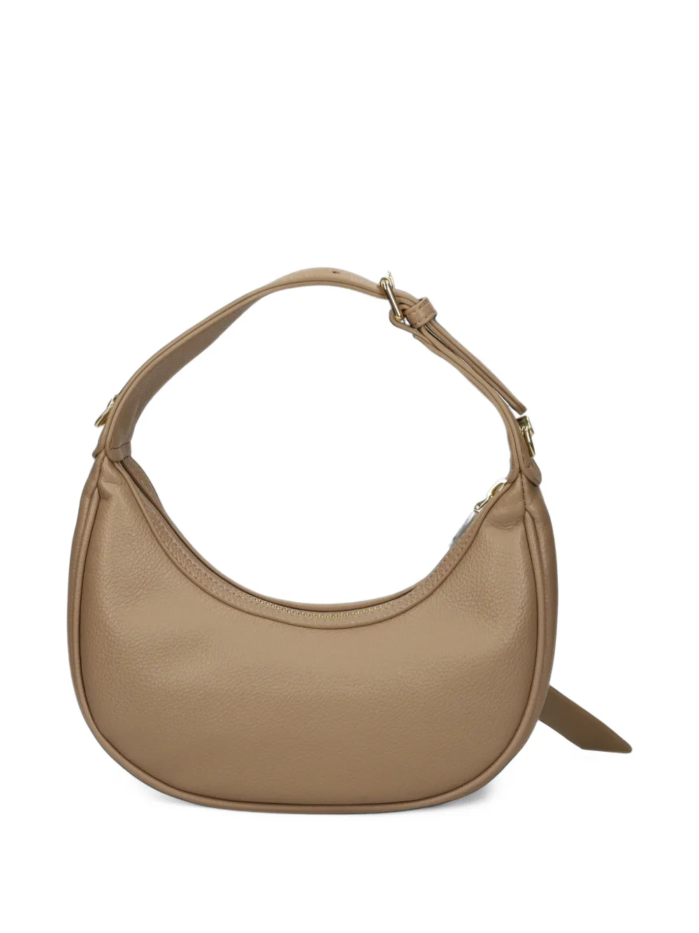 Love Moschino logo-plaque shoulder bag Beige