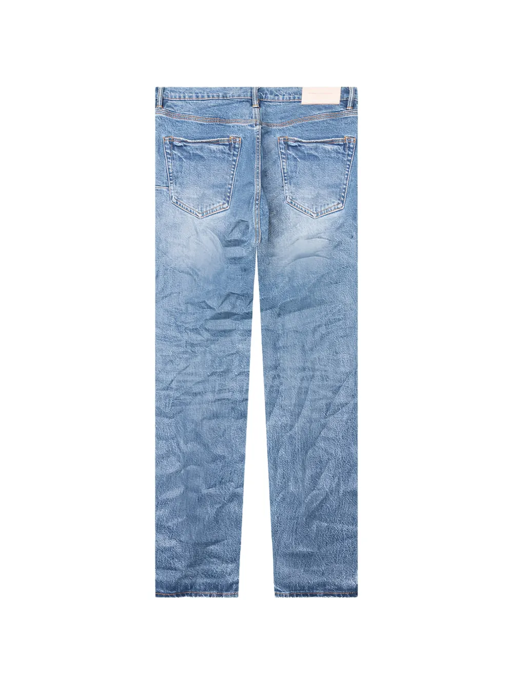 Purple Brand distressed coated jeans Blauw