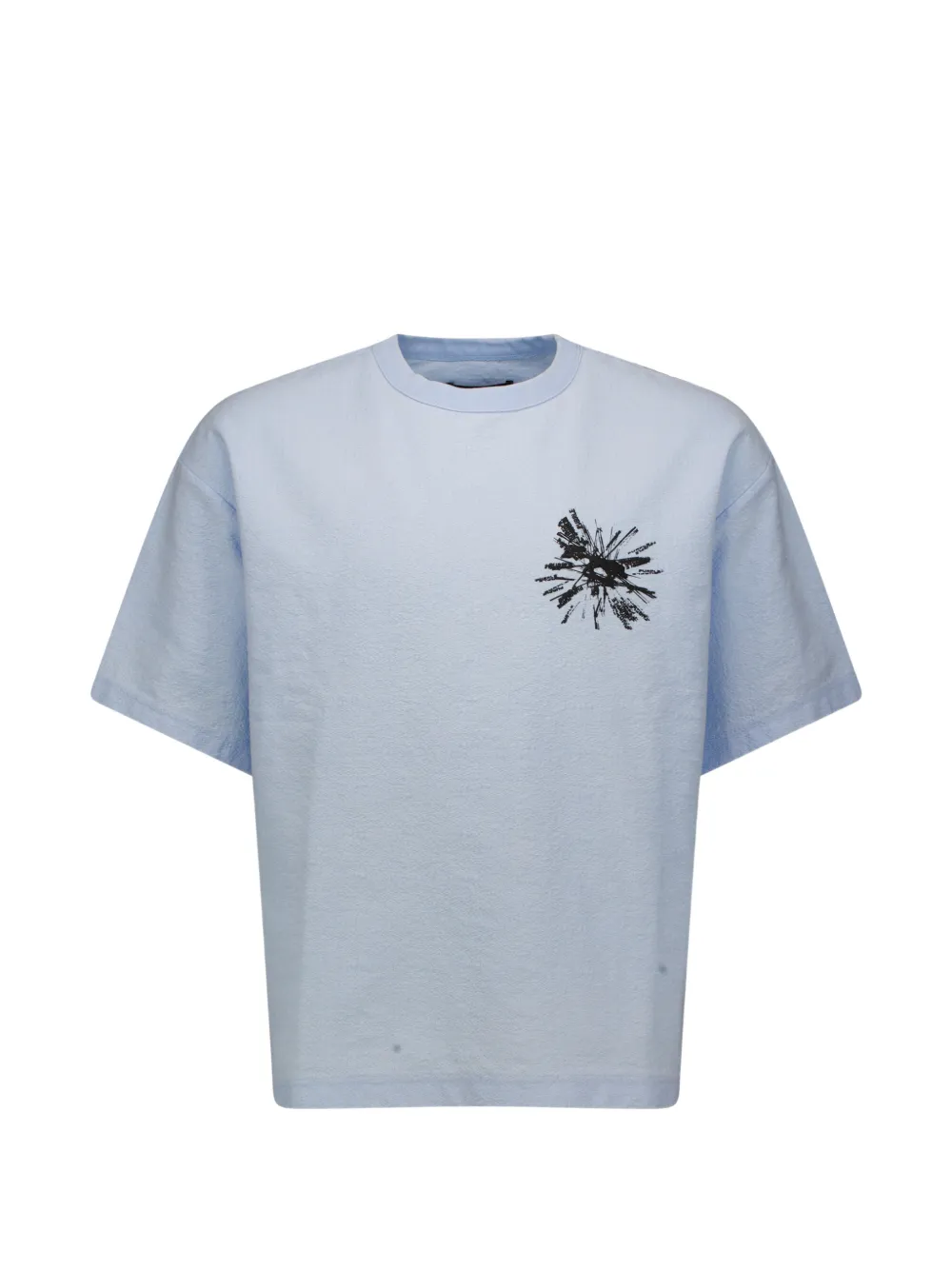 Purple Brand Shattered T-shirt Blauw