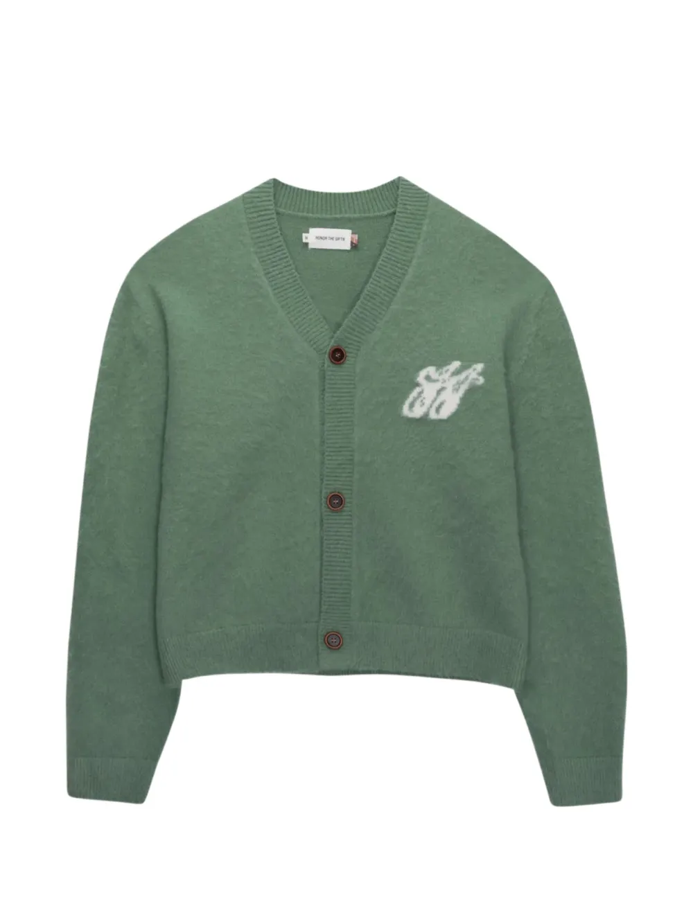 Honor The Gift brushed V-neck cardigan - Green