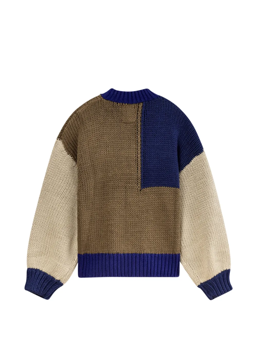 KidSuper Girl In Stripes intarsia-knit sweater Blauw