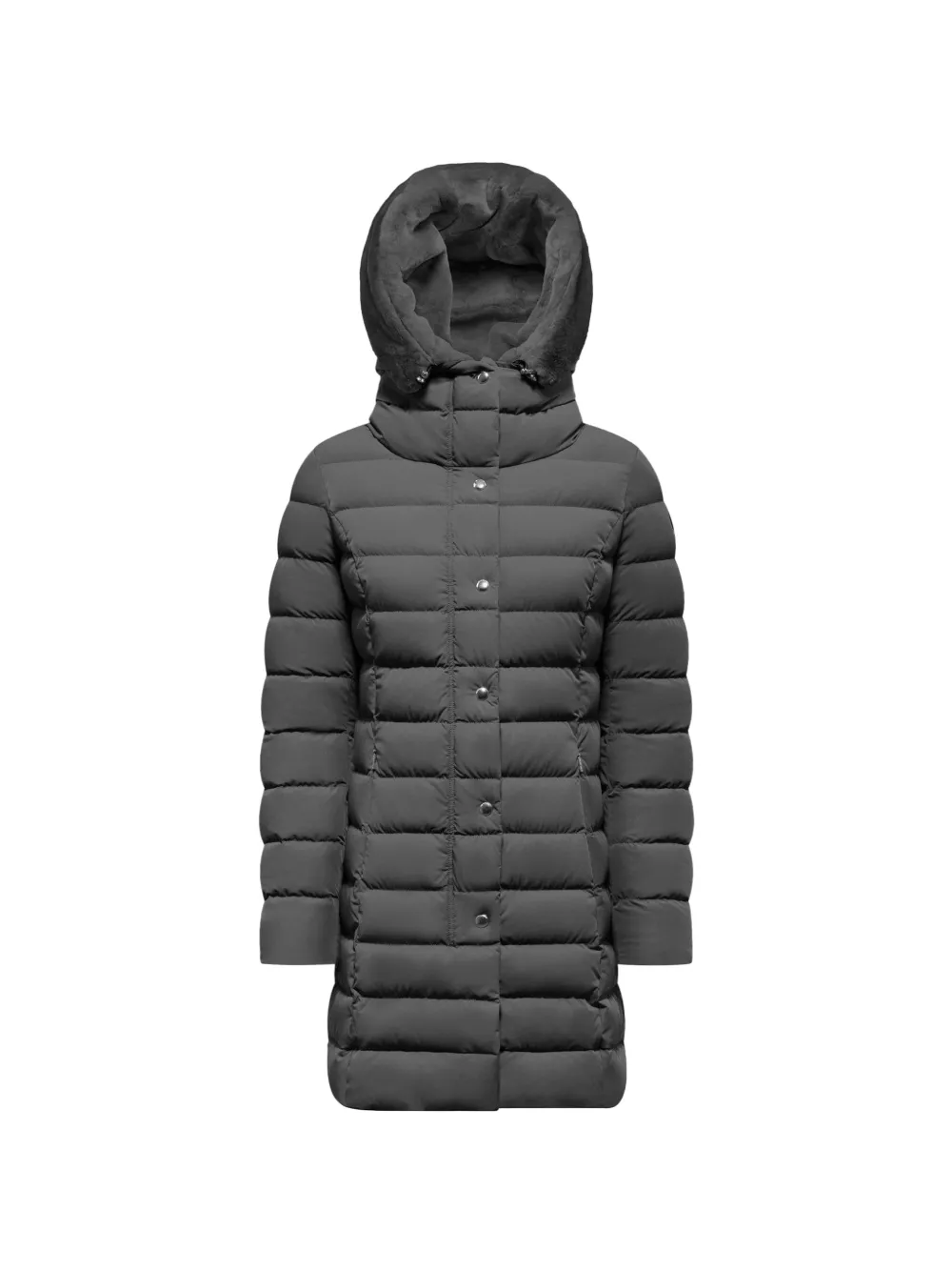 CAPE HORN Santacruz jack van imitatiebont met capuchon Zwart
