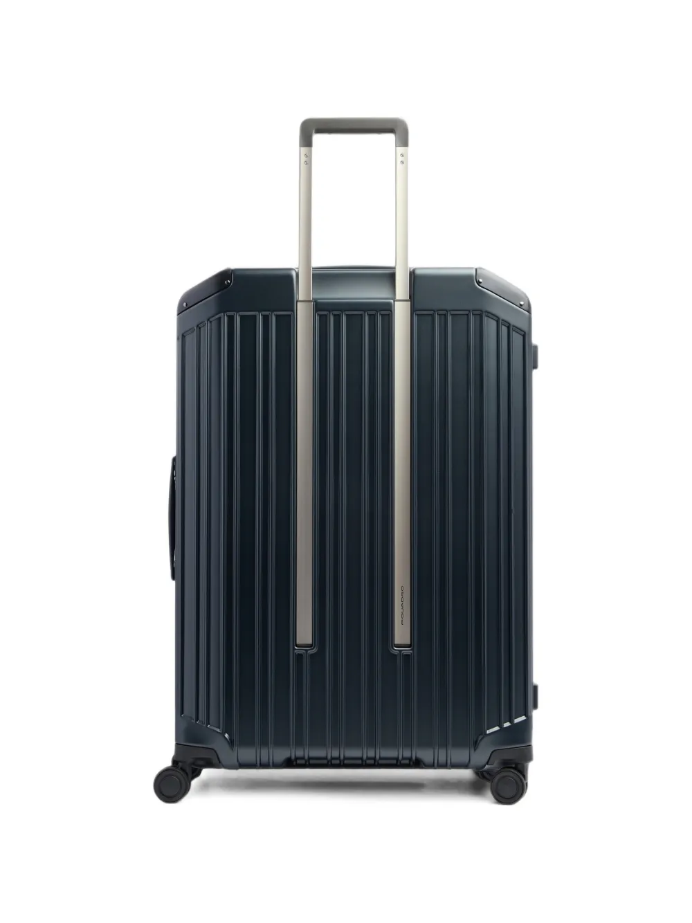 PIQUADRO ribbed-detail suitcase Blauw
