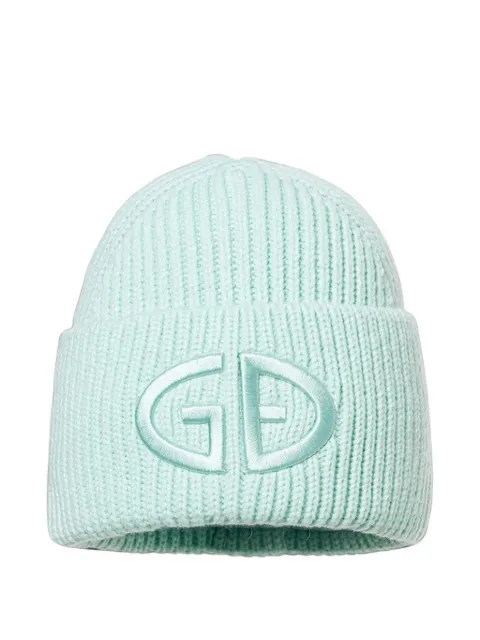 Goldbergh Valerie ribbed-knit logo-embroidered beanie hat