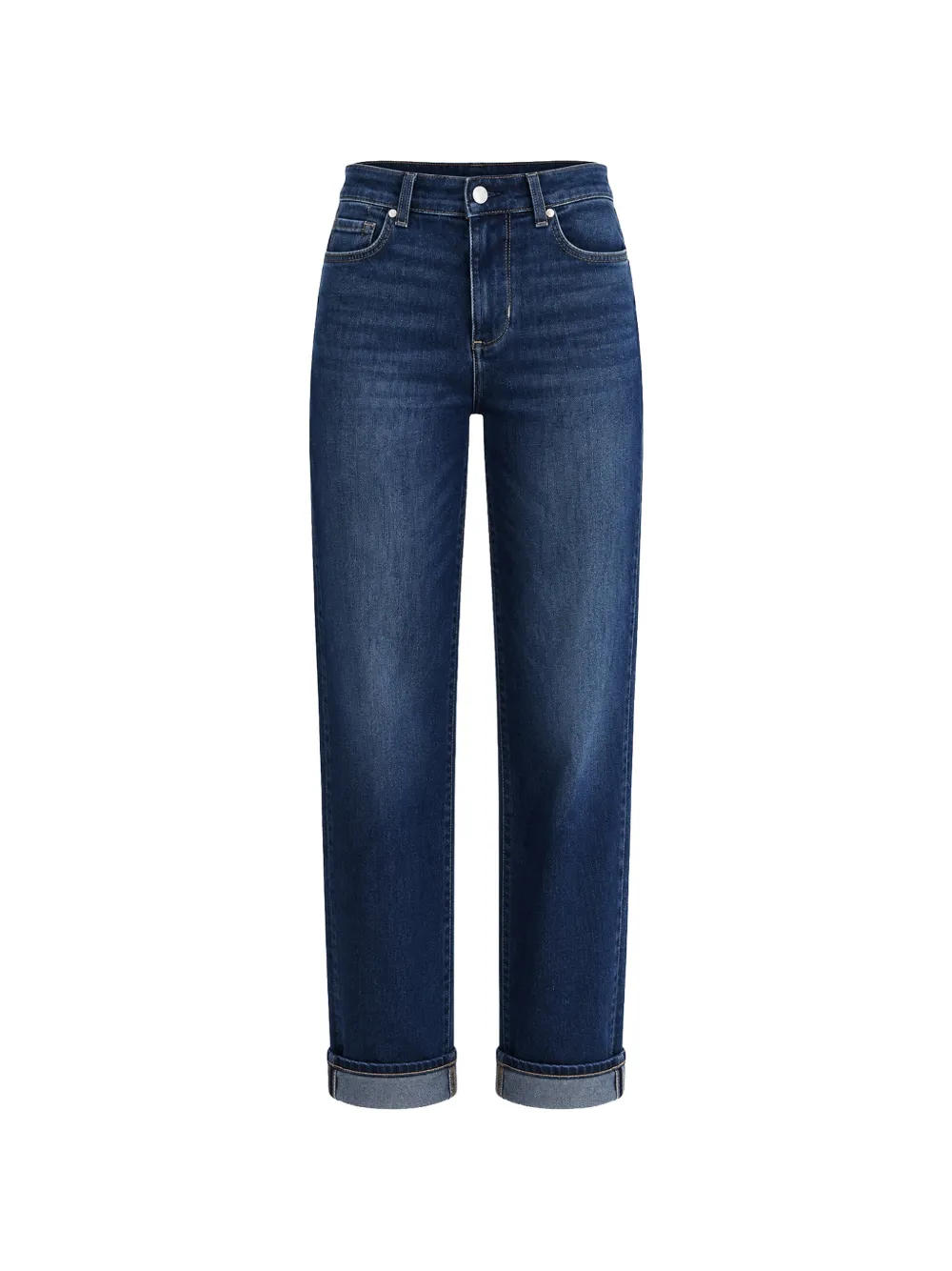 LIU JO faded turn-up jeans - Blu