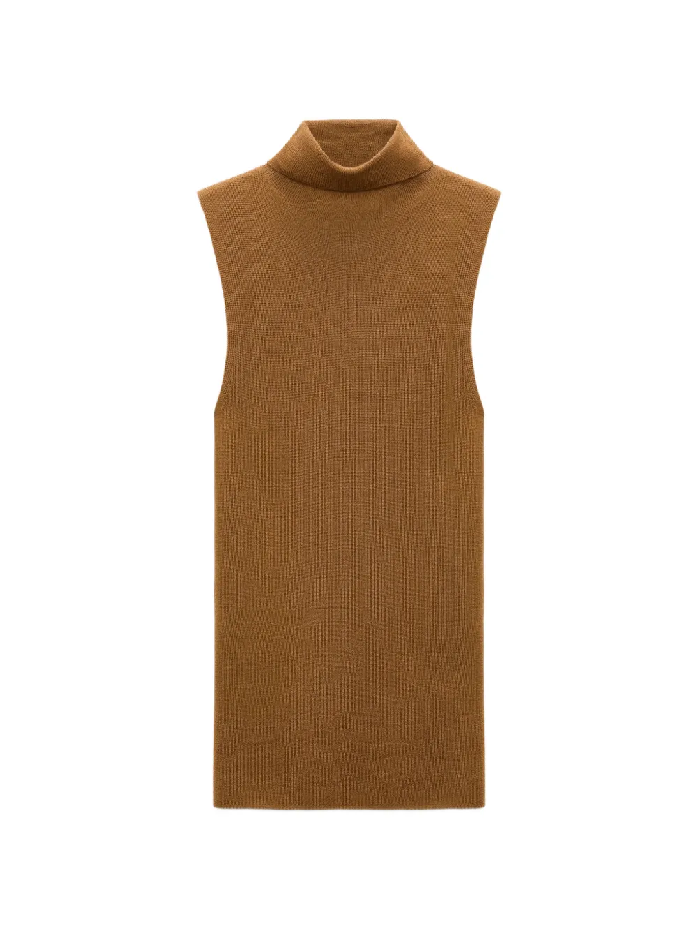Dorothee Schumacher Top Urban a collo alto in lana merino - Marrone