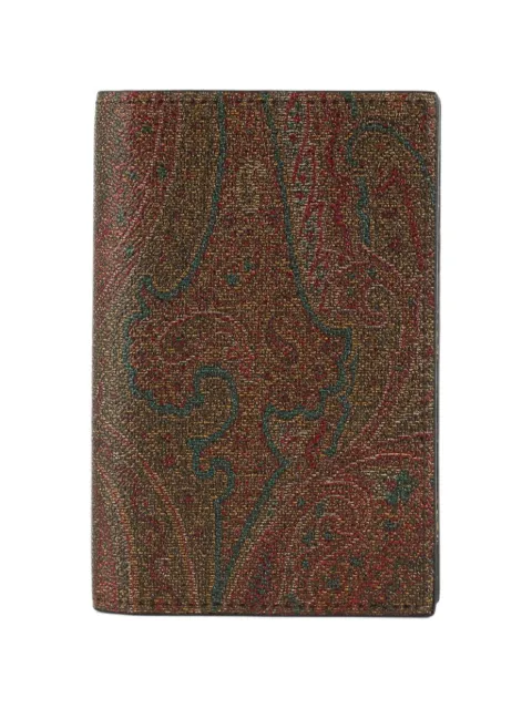 ETRO Paisley-print card holder