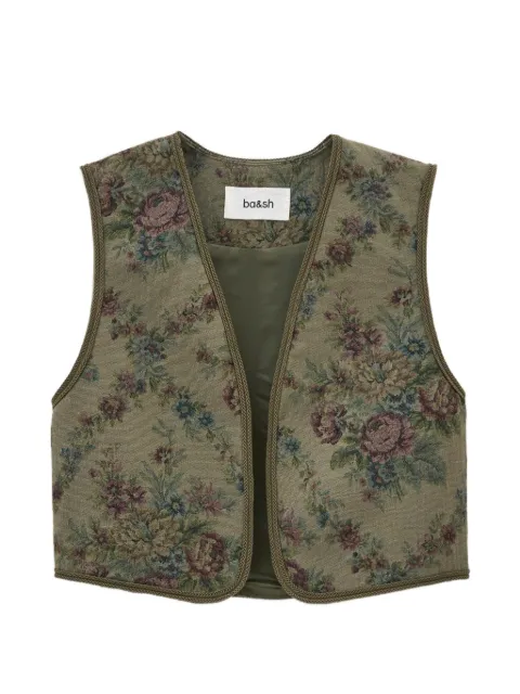Ba&Sh Raven floral-tapestry waistcoat