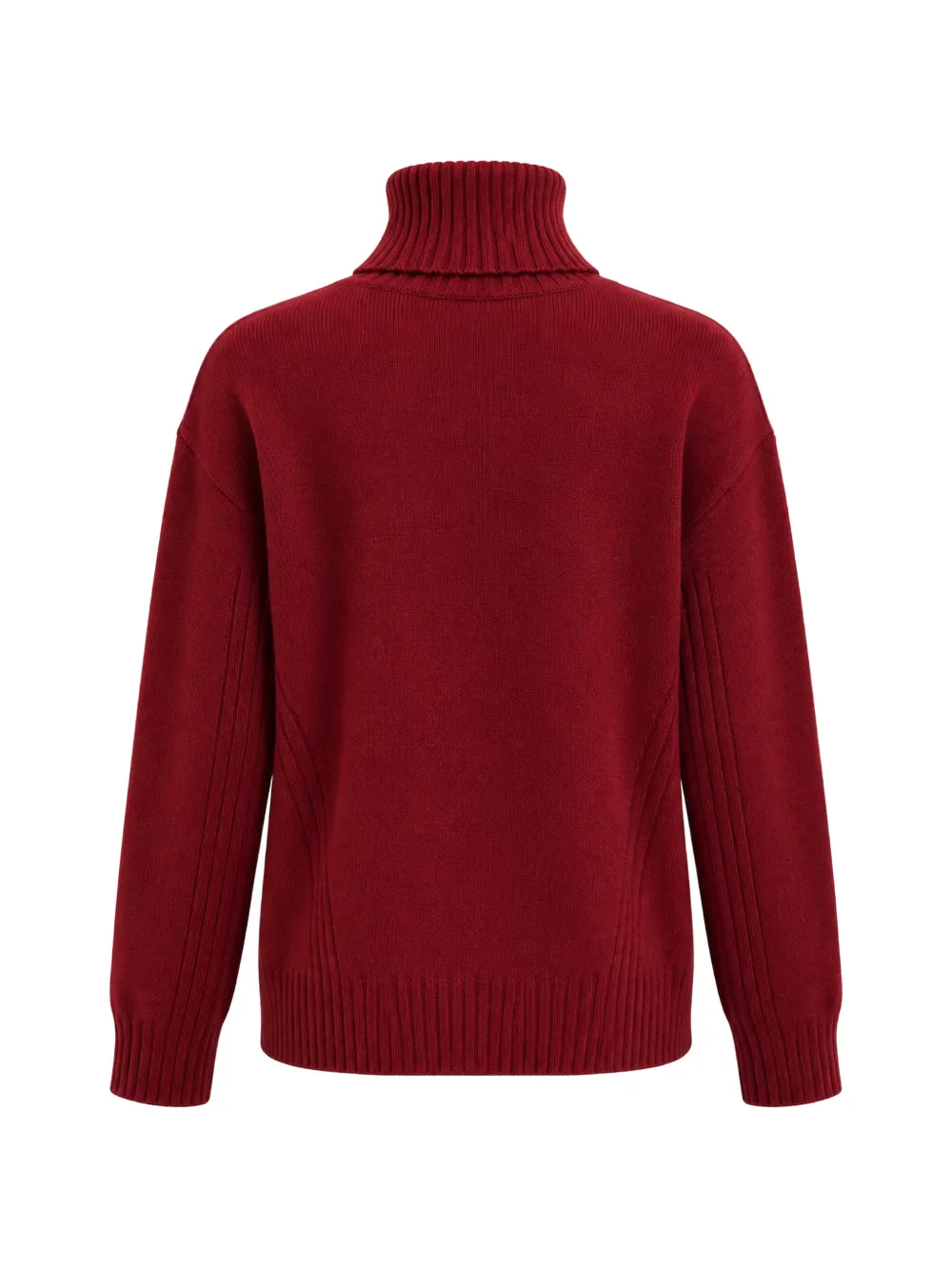 LIU JO roll-neck wool sweater Rood