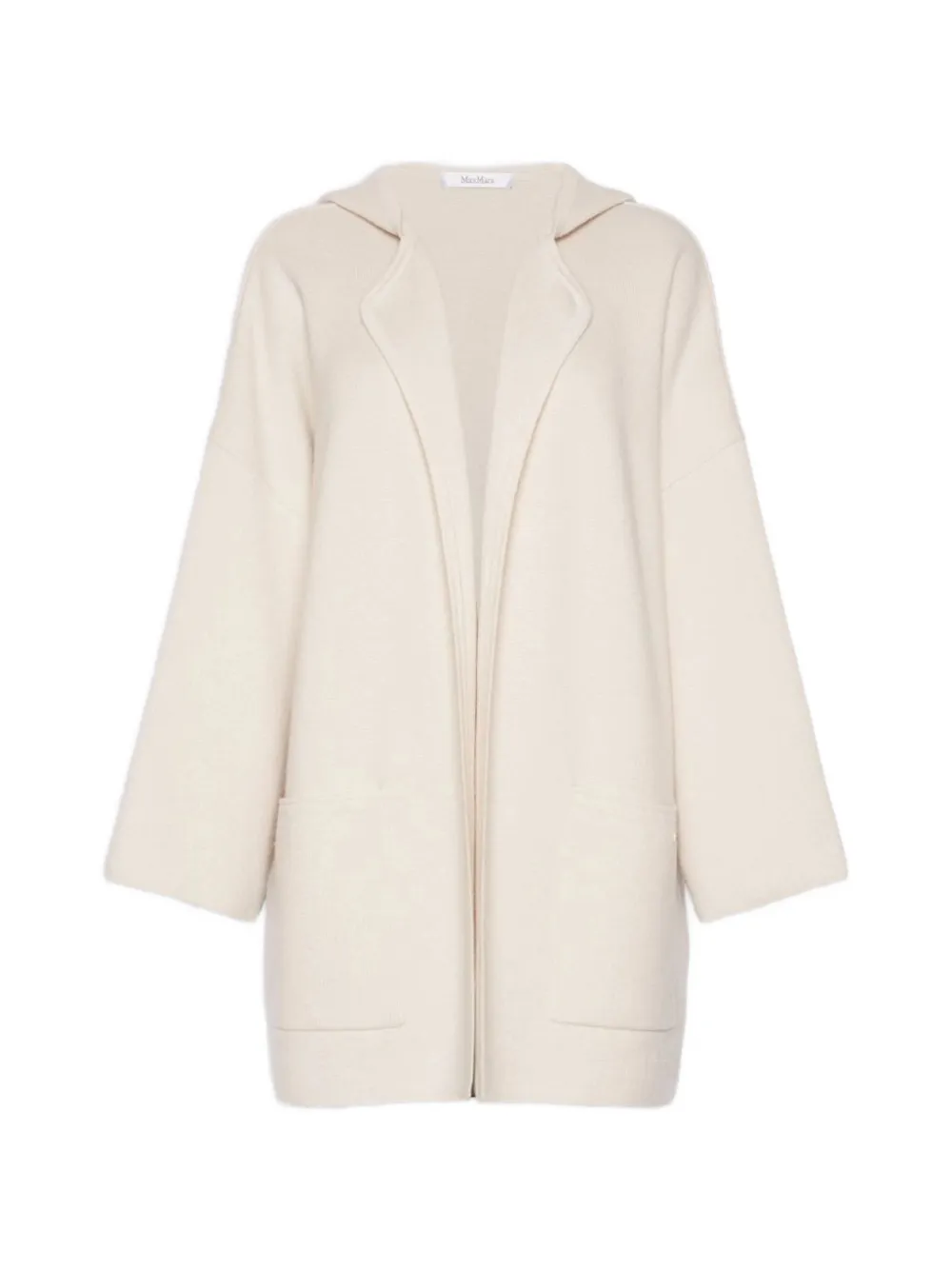 Max Mara wool and cashmere hooded cardigan - beige - Neutrals