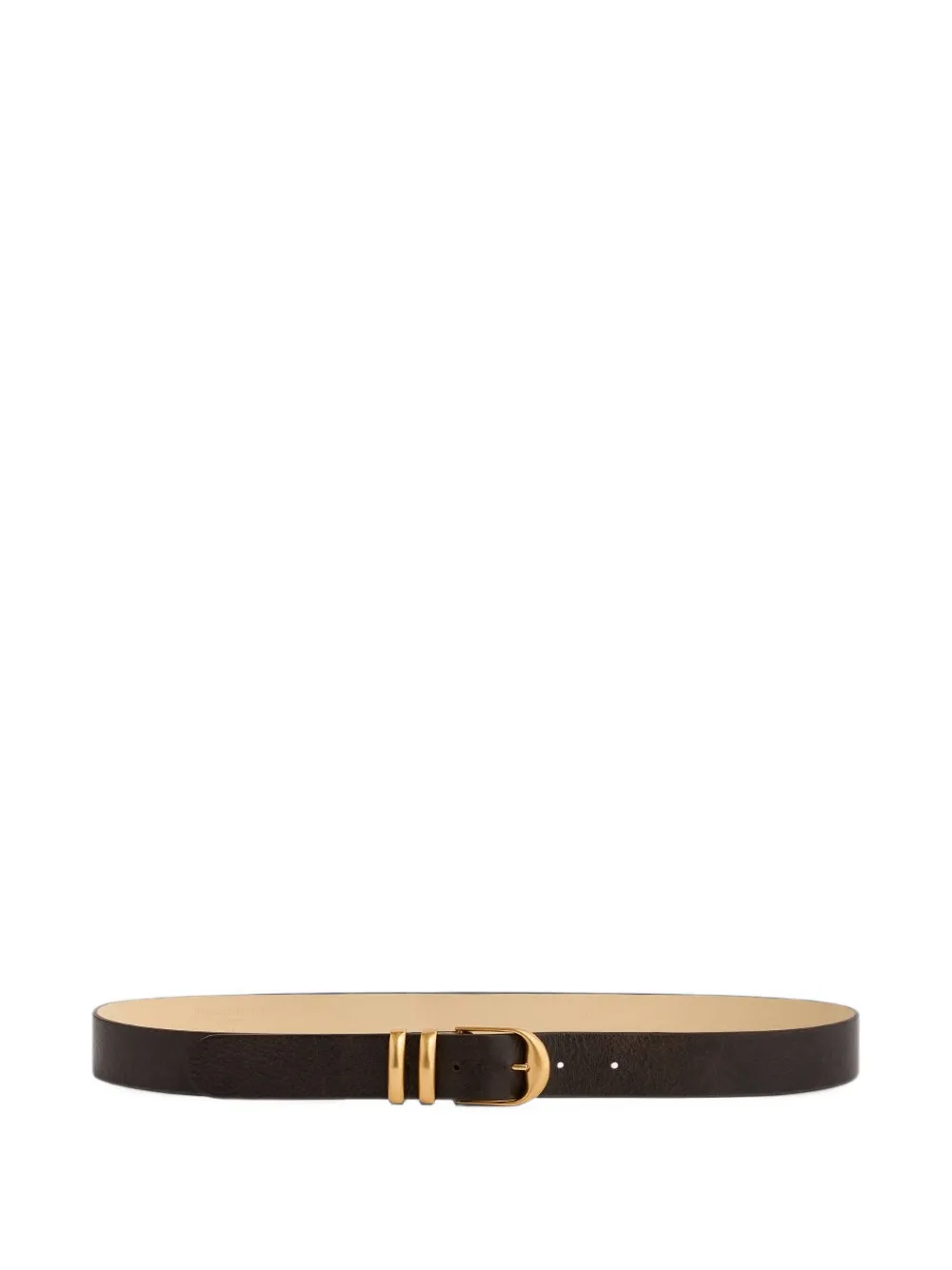 Vanessa Bruno textured leather belt - Marrone