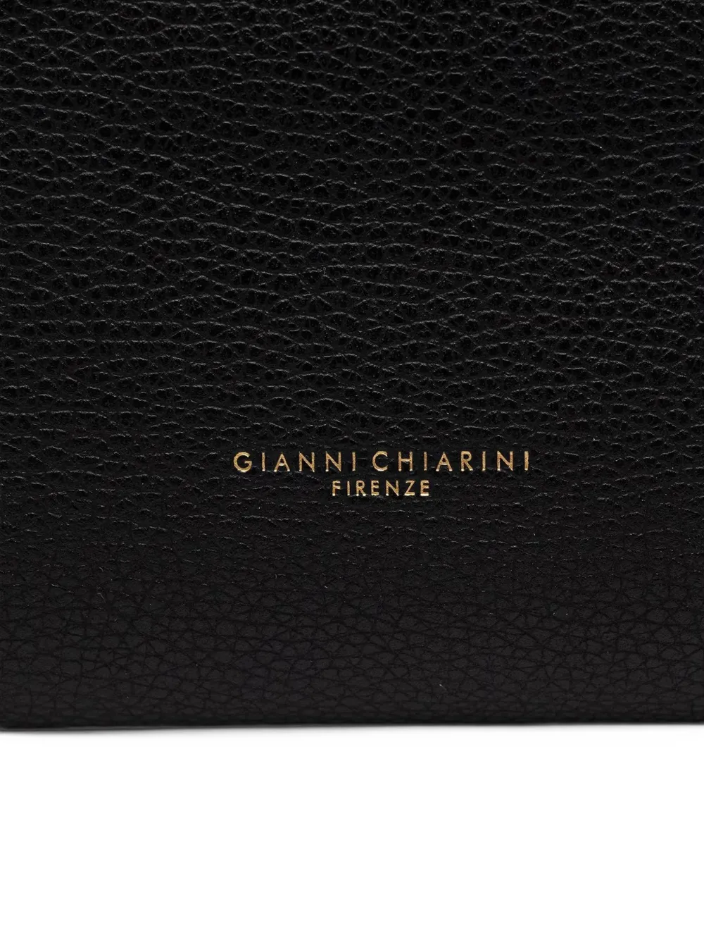 GIANNI CHIARINI large Gemma panelled leather tote bag Zwart