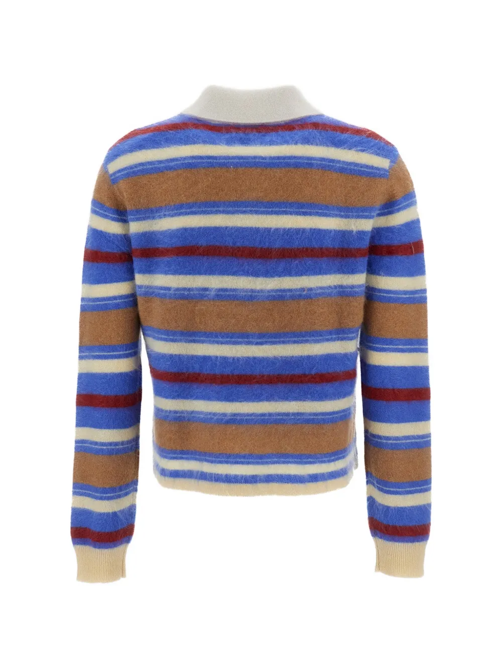 Guest In Residence Grizzly striped polo shirt Blauw
