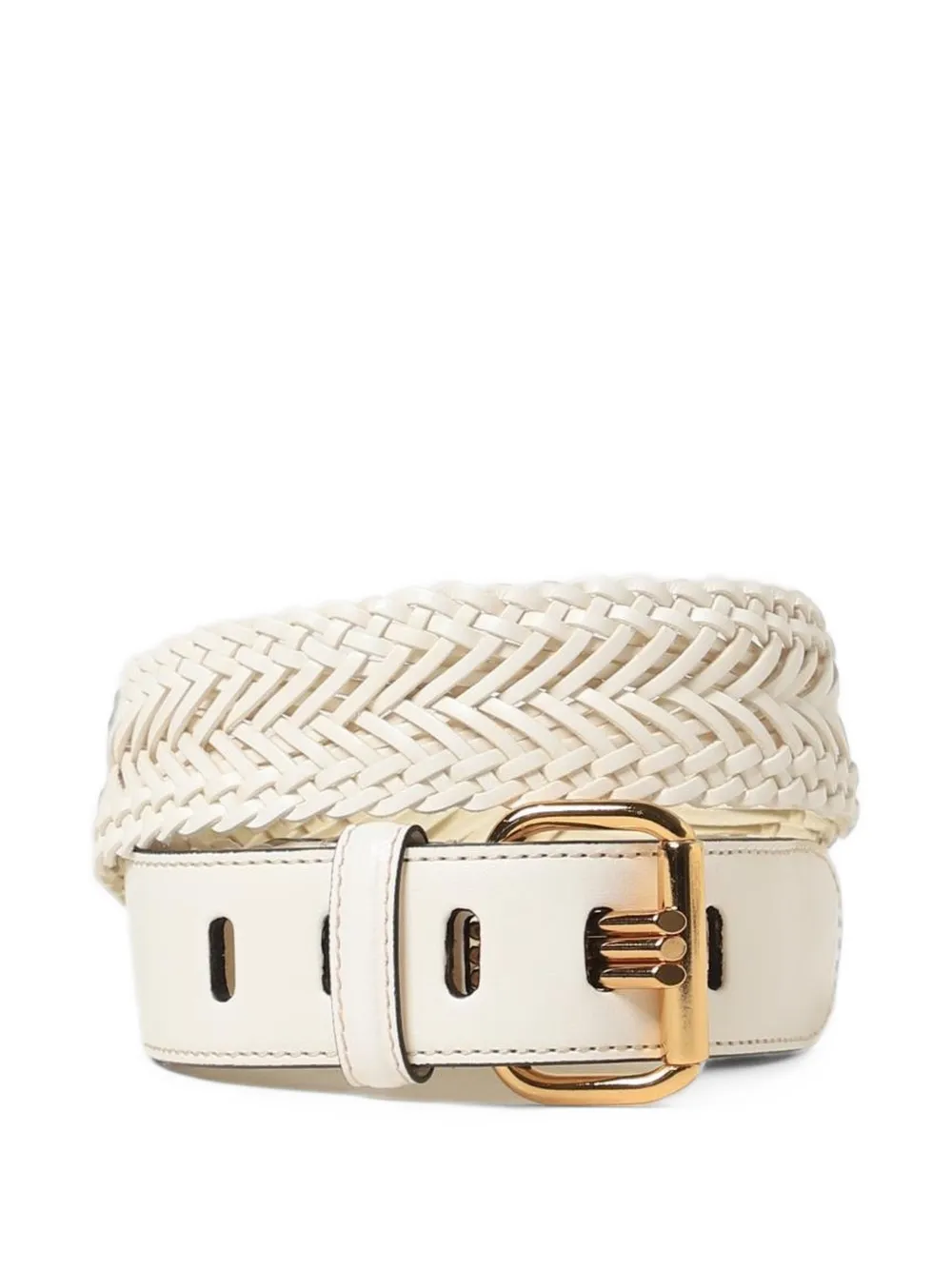 ETRO braided leather belt - Toni neutri