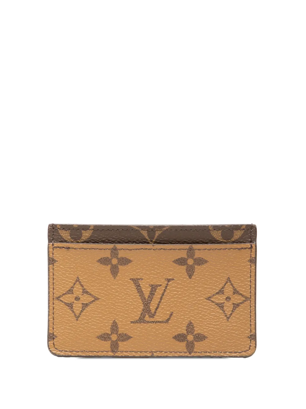 Louis Vuitton Pre-Owned 2020 Monogram Reverse card holder - Marrone