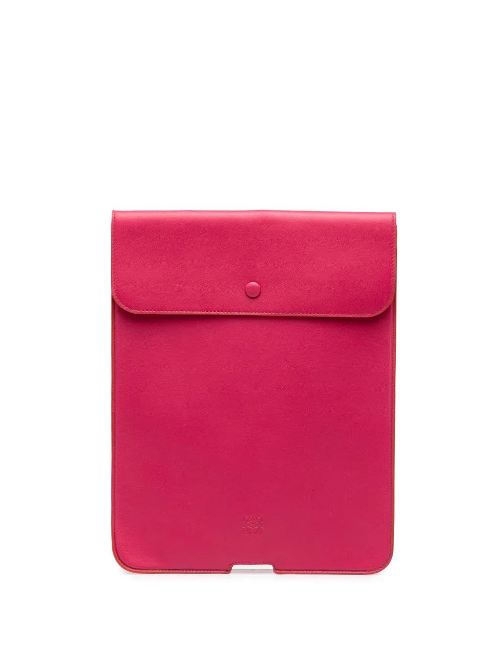 Loewe Pre-Owned 2012 Calfskin Anagram ipad case - Rosa