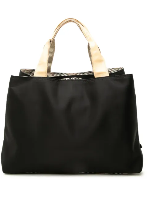 Burberry Pre-Owned 2000-2017 Nova Check Trimmed Nylon tote bag
