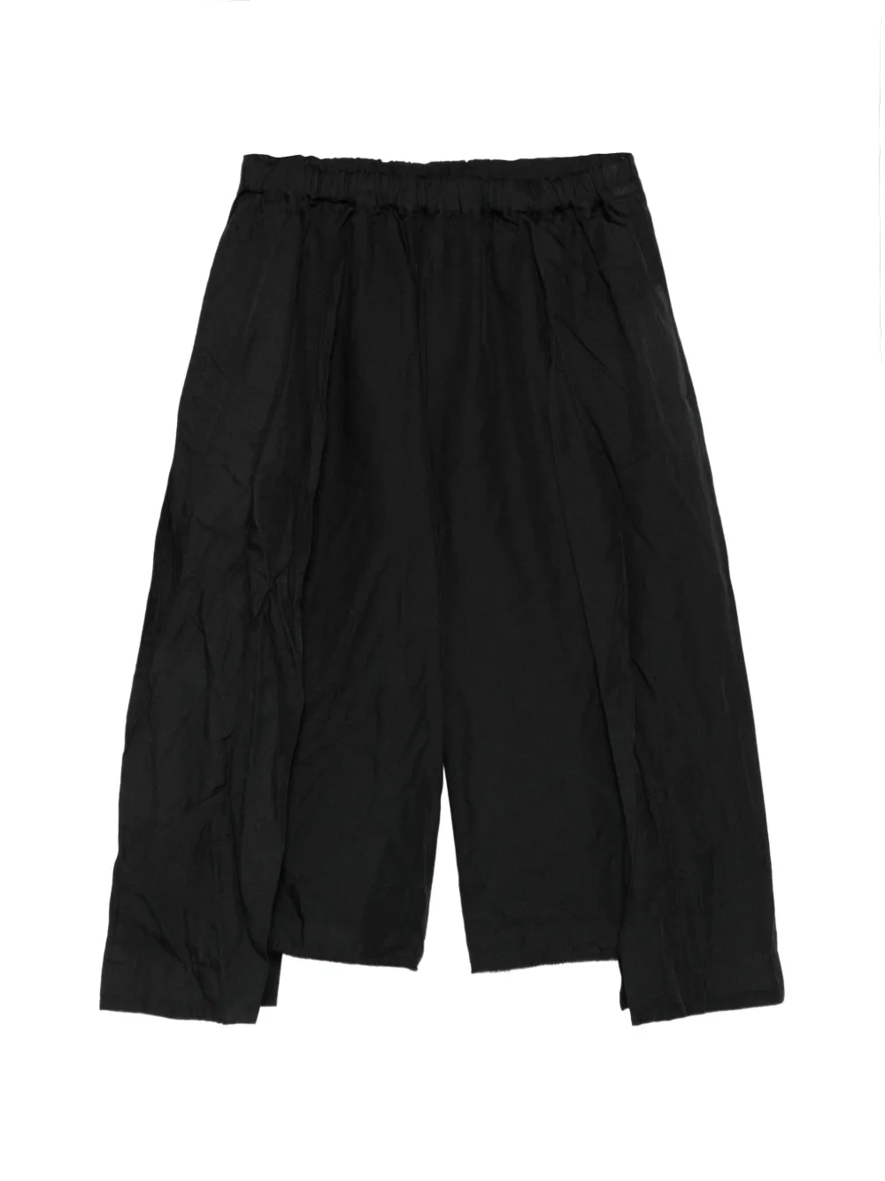 Issey Miyake short à détails de plis - Noir