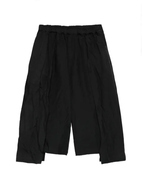 Issey Miyake pleated asymmetric shorts