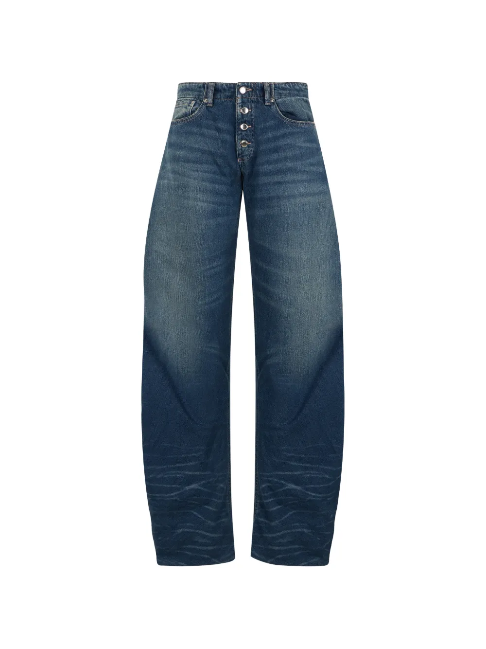 ICON DENIM Riri faded-effect jeans - Blu