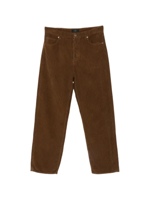 Alanui corduroy logo-patch trousers