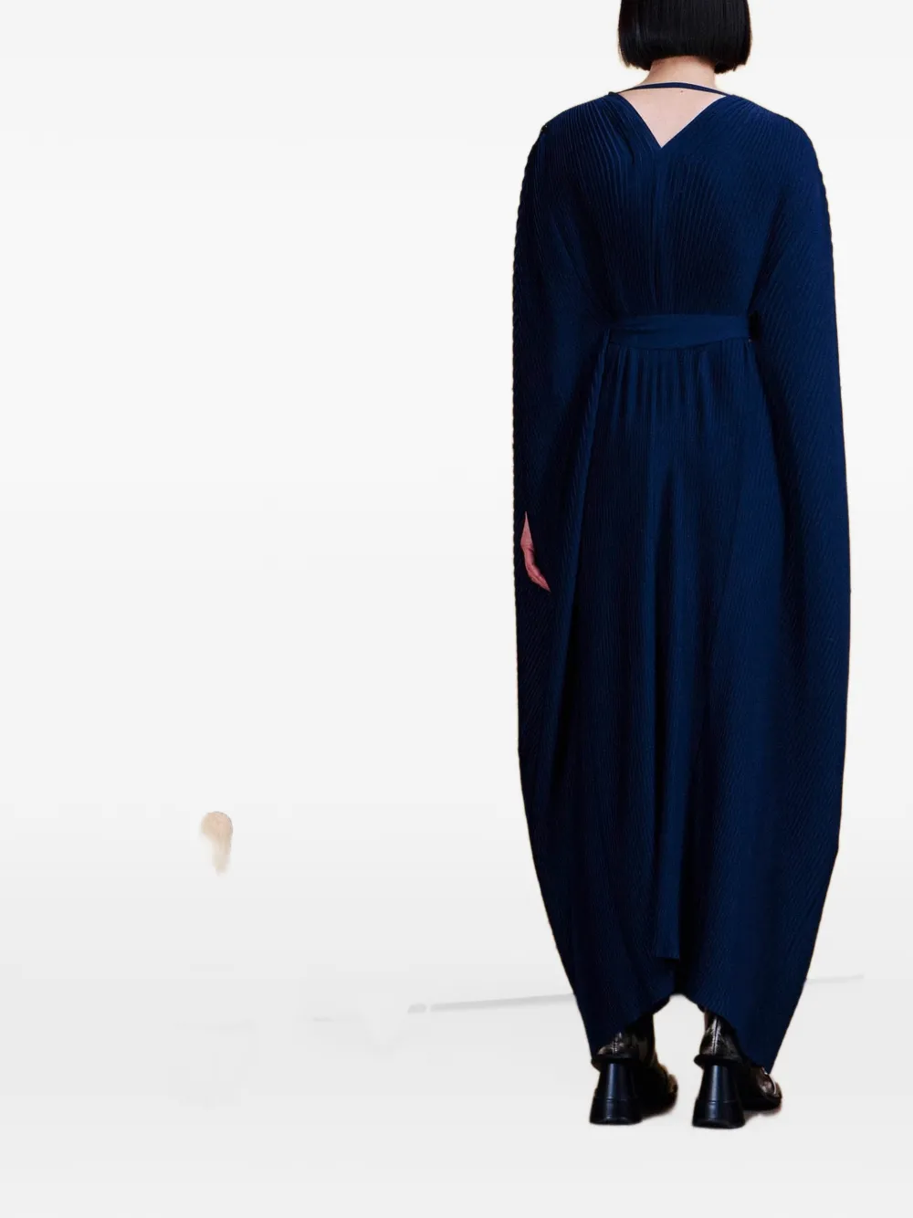 Henrik Vibskov Cherry geplooide maxi-tuniekjurk Blauw