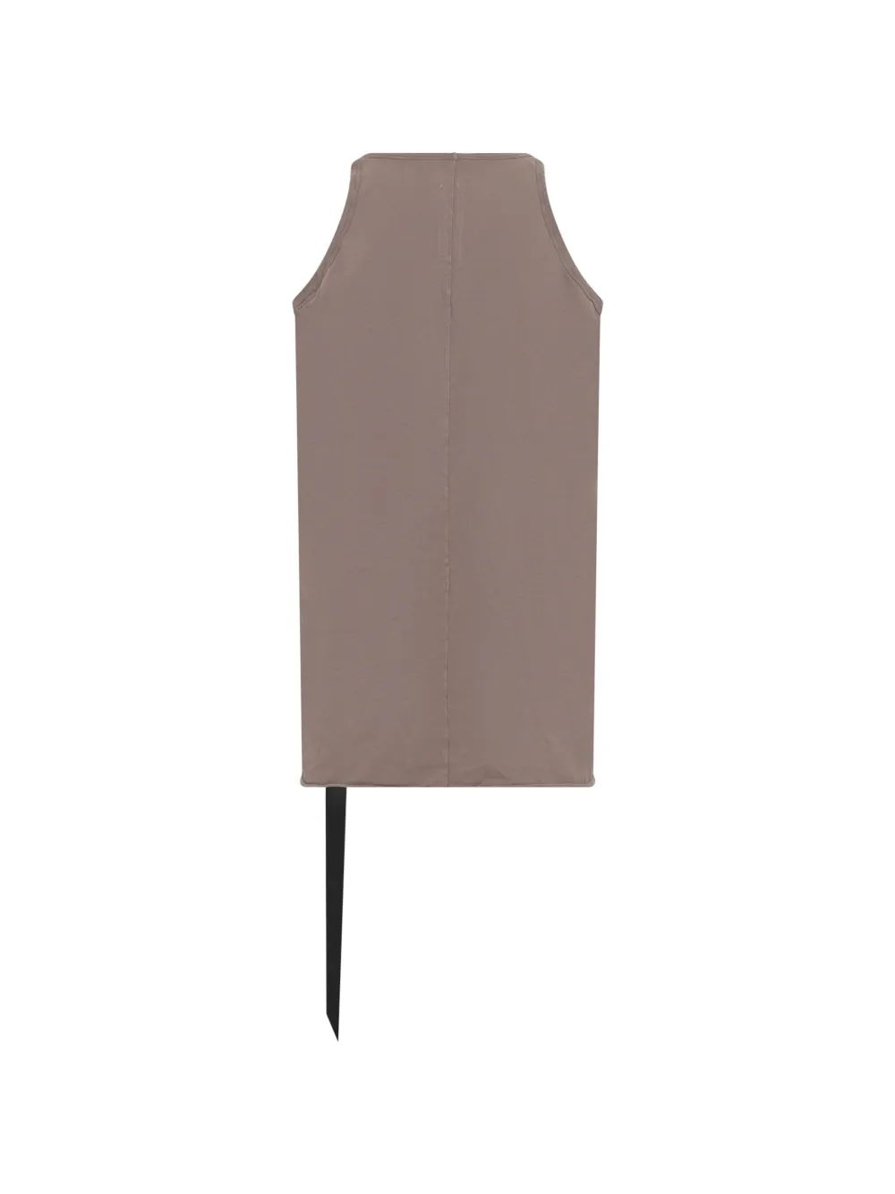 Rick Owens DRKSHDW raw-edge tank top Beige