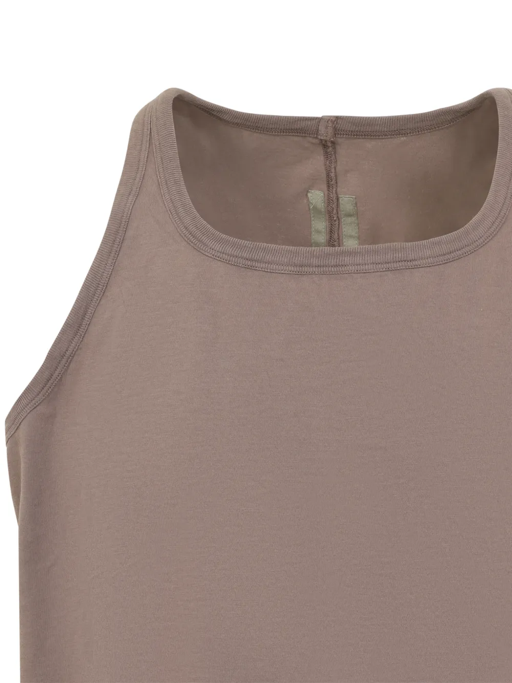Rick Owens DRKSHDW raw-edge tank top Beige