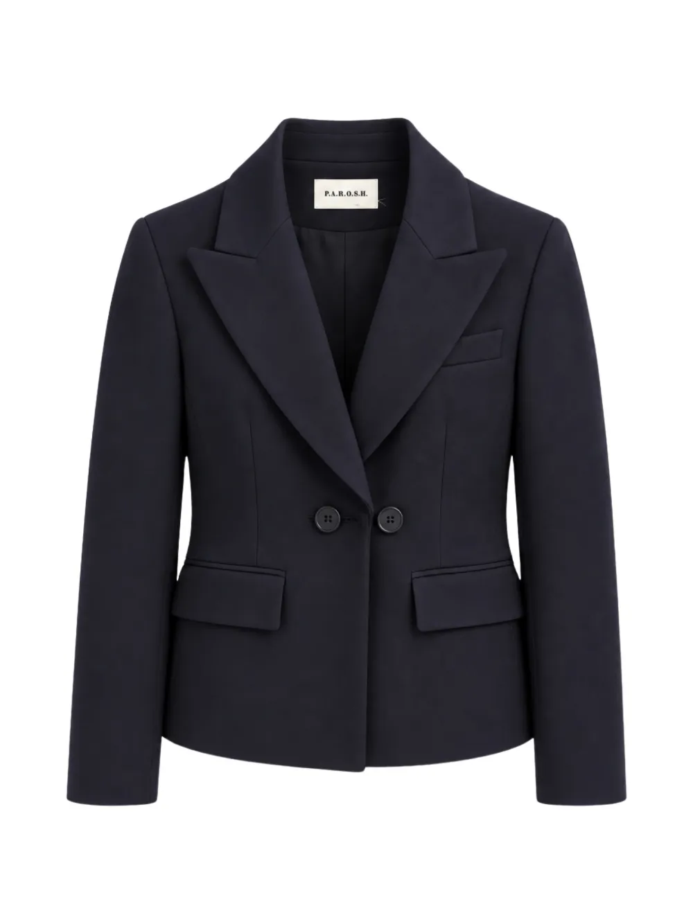 P.A.R.O.S.H. peak-lapel double-breasted blazer - Blau