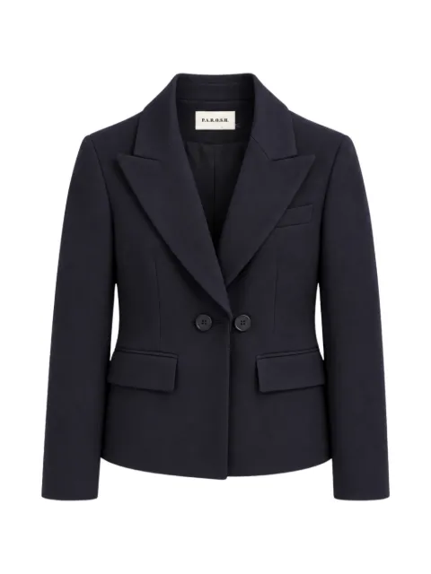 P.A.R.O.S.H. peak-lapel double-breasted blazer
