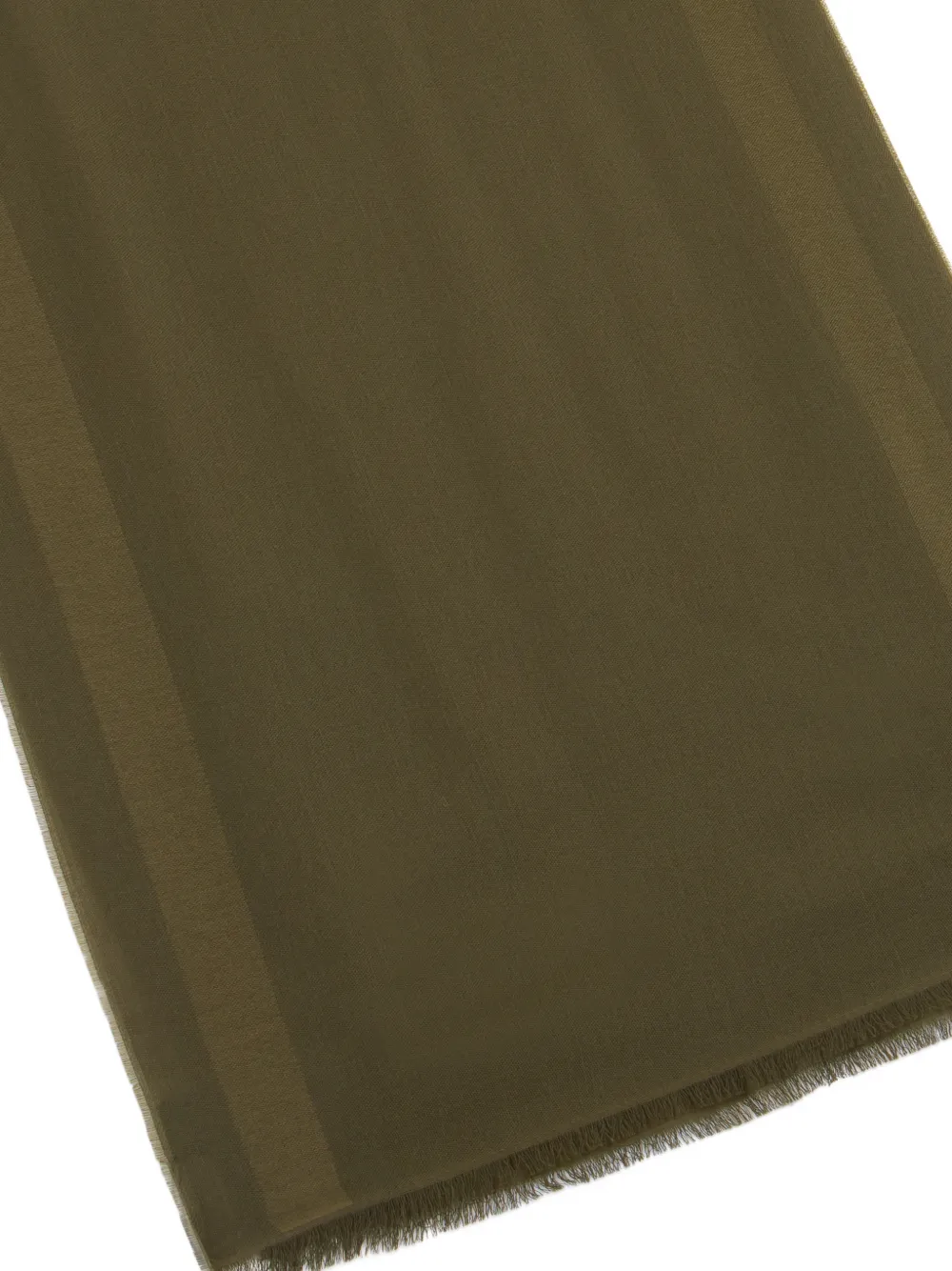 BOSS fringed scarf Groen