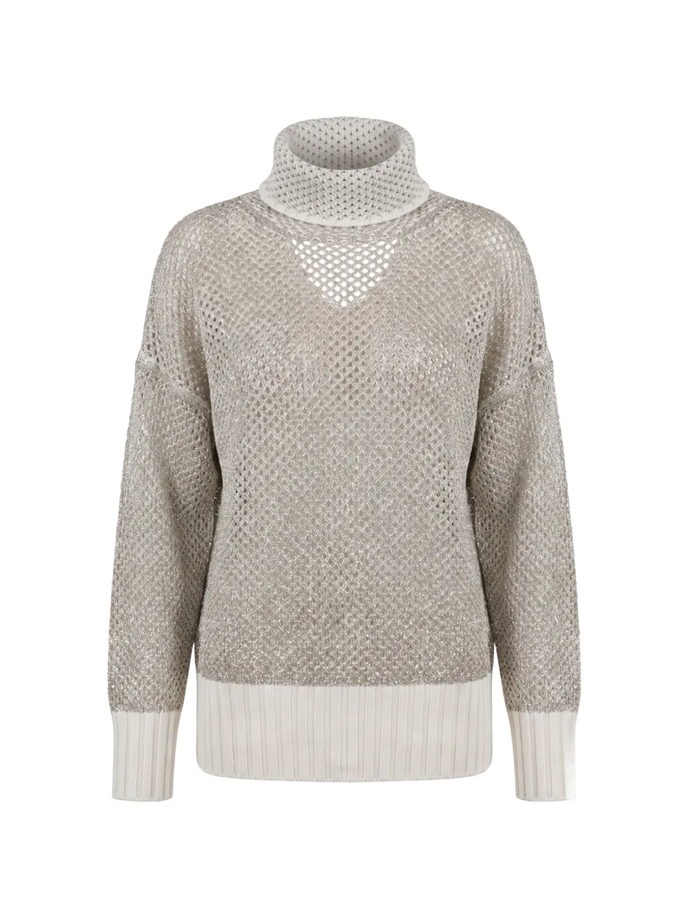 TWINSET mesh-knit sweater - Nude