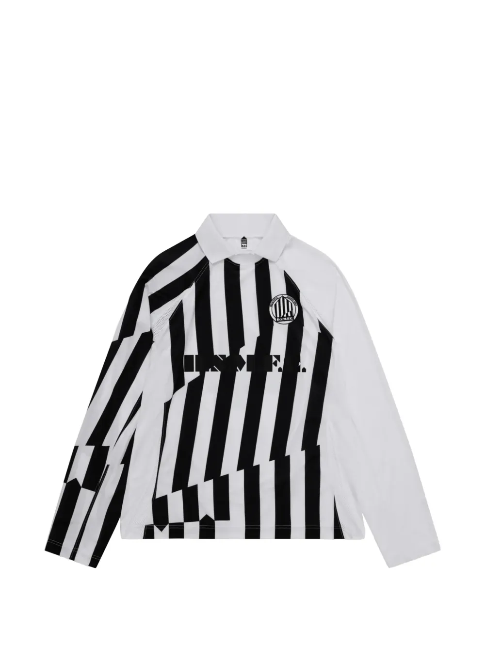Dsm Dover Street Market x Kei Ninomiya striped long-sleeve T-shirt Wit