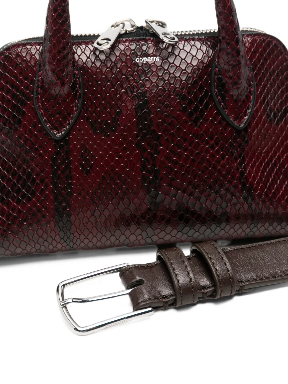 Coperni leather mini bag Rood