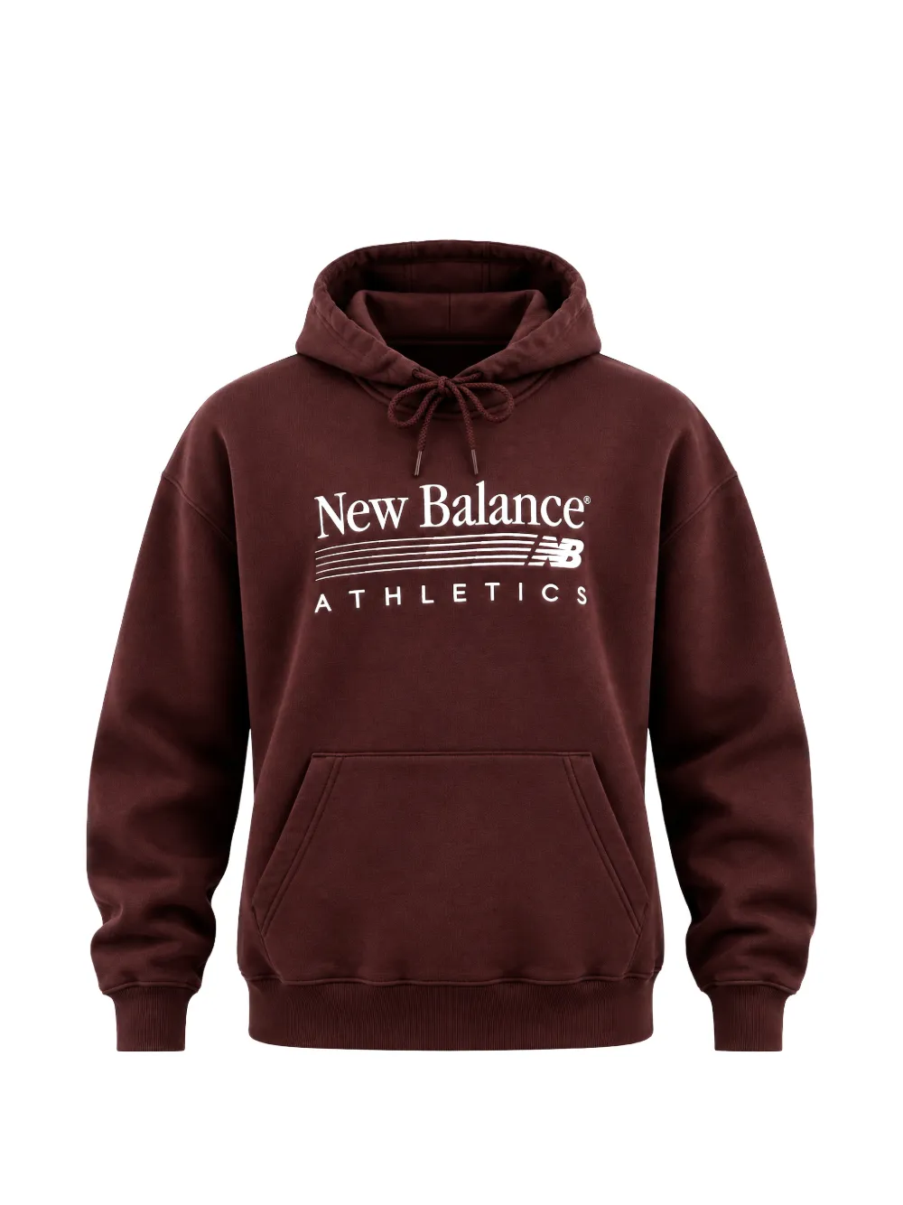 New Balance Trackside fleece crew sweatshirt Paars