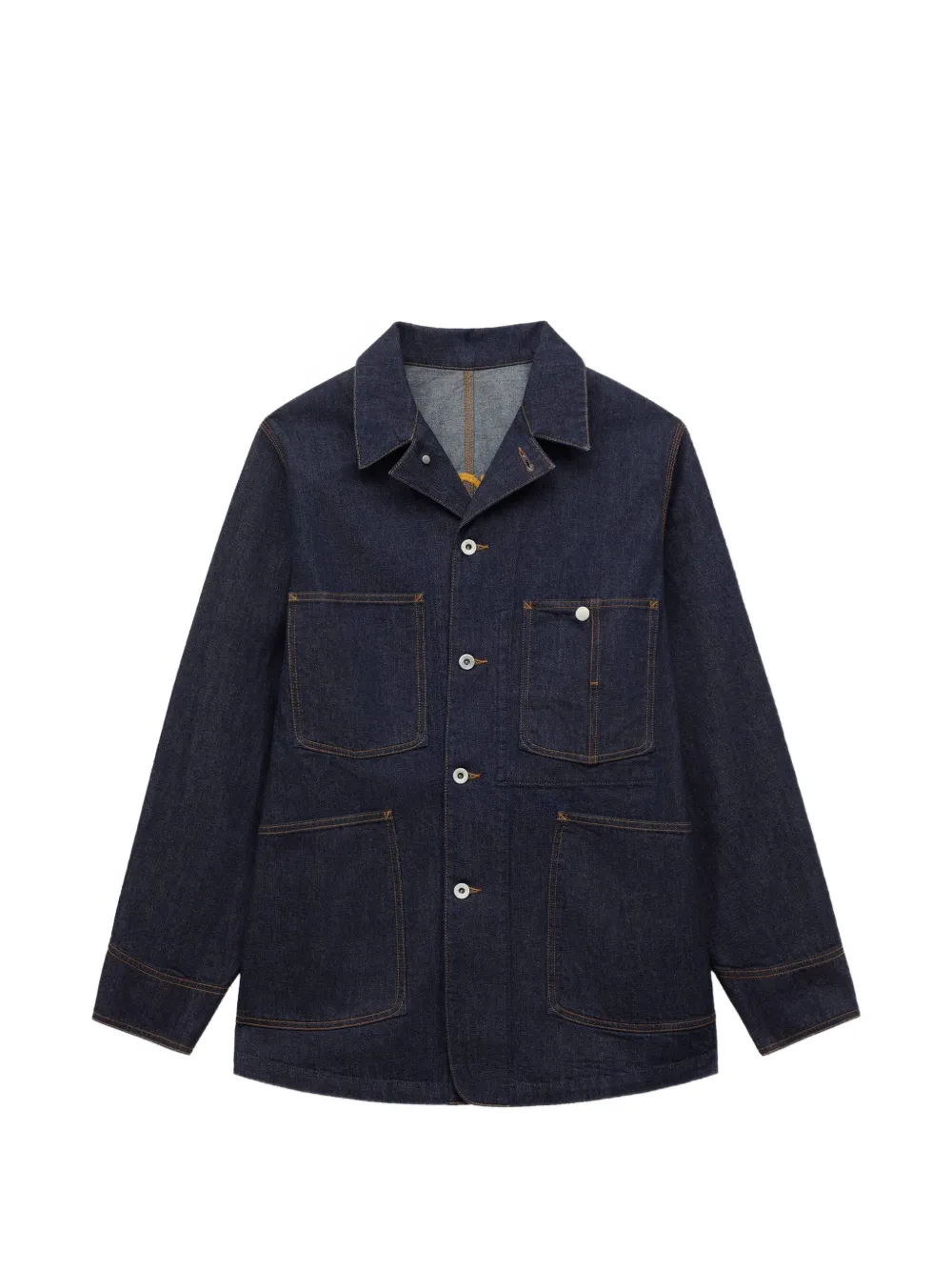 Kenzo Varsity logo-embroidered denim jacket - Blau