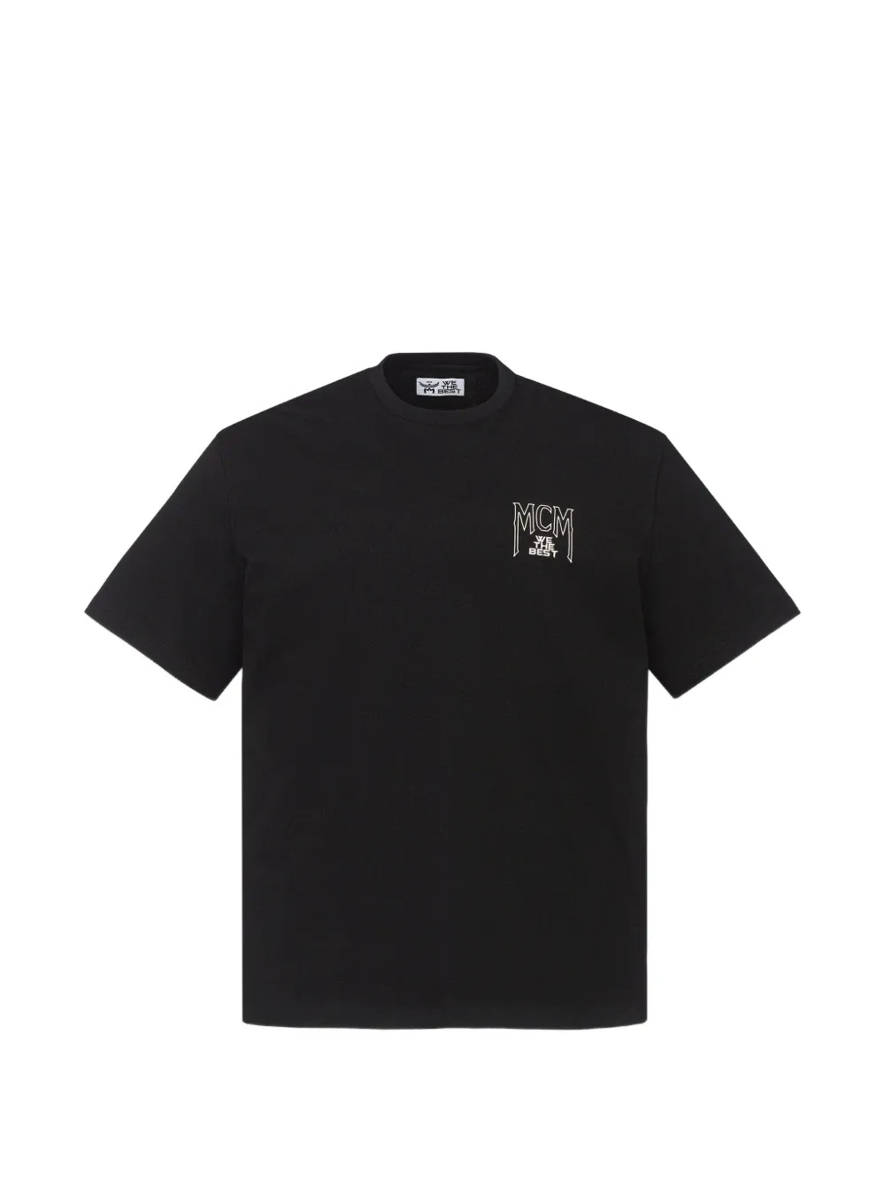 MCM x We The Best logo-print T-shirt - Nero