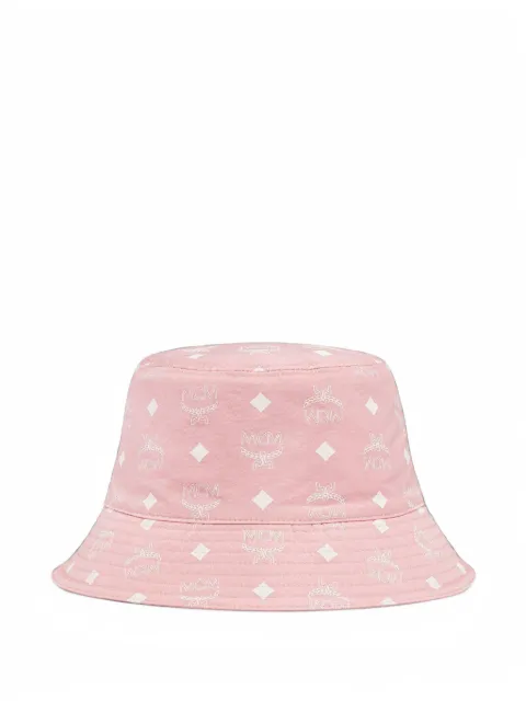 MCM logo-embroidered reversible bucket hat