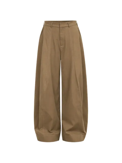 Eleh pleated wide-leg trousers