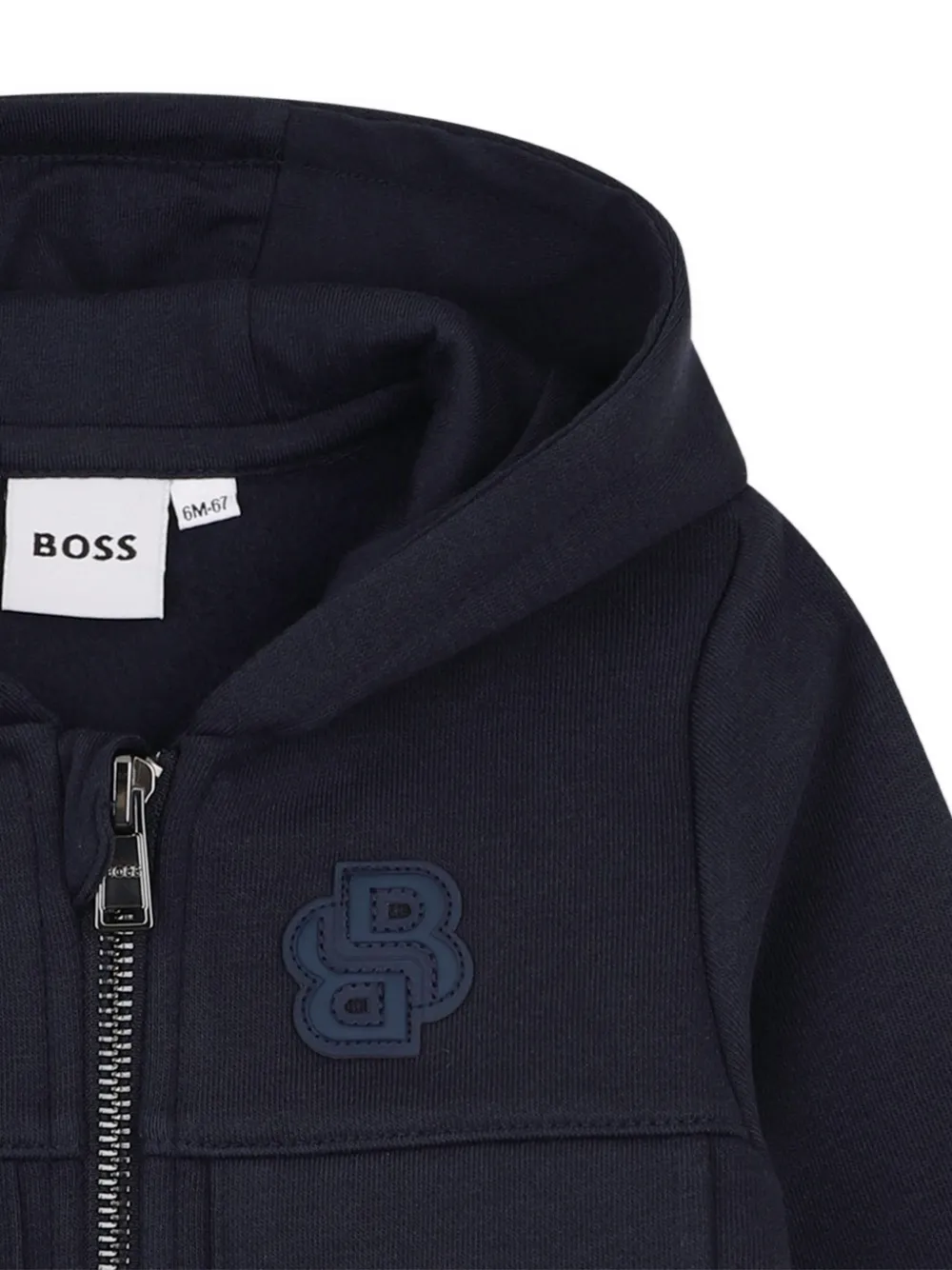 BOSS Kidswear logo-patch tracksuit set Blauw