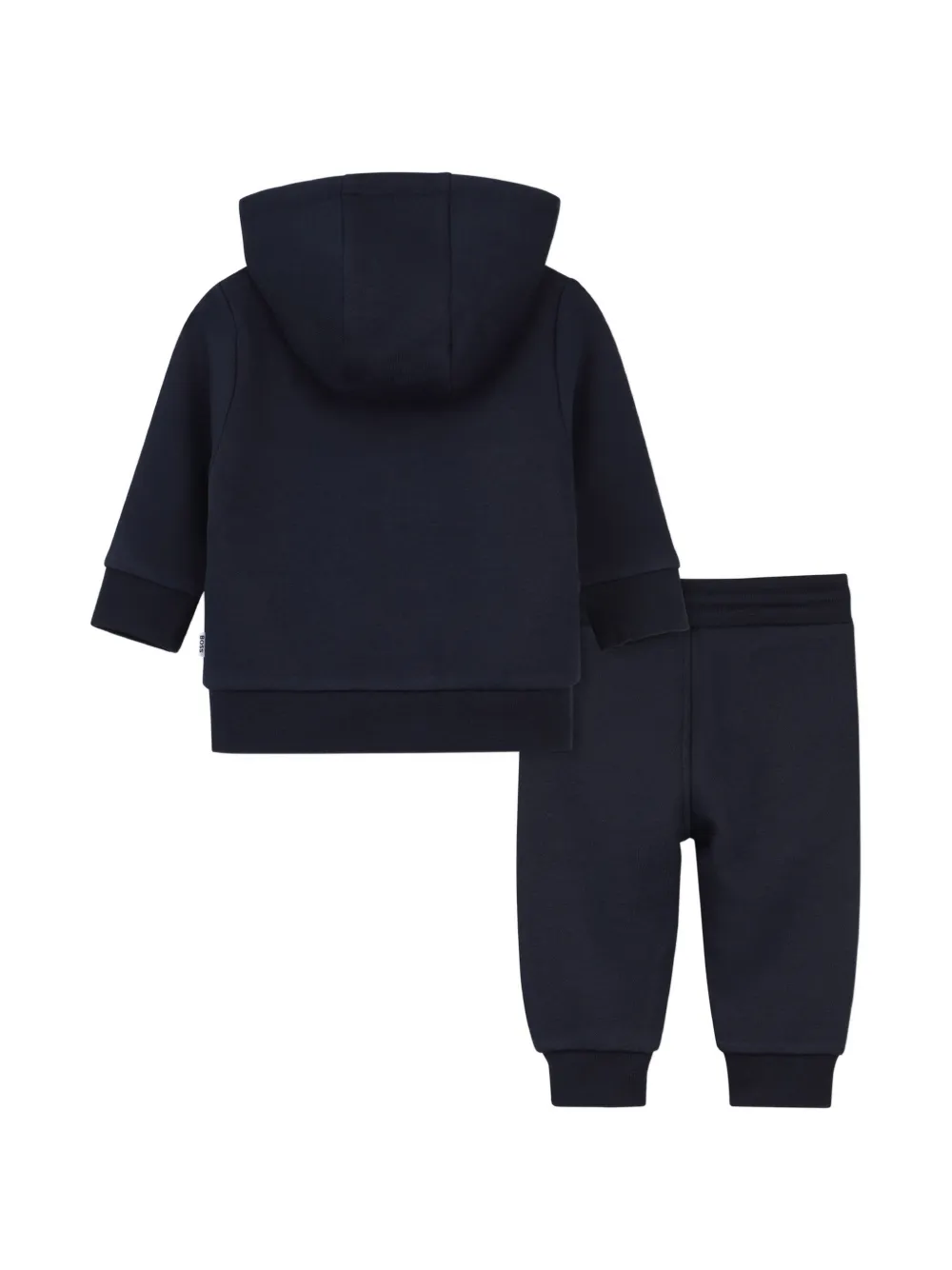 BOSS Kidswear logo-patch tracksuit set Blauw