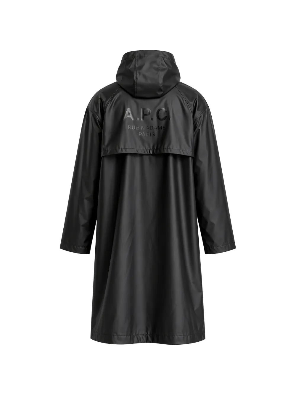 A.P.C. Kim logo-print parka Zwart