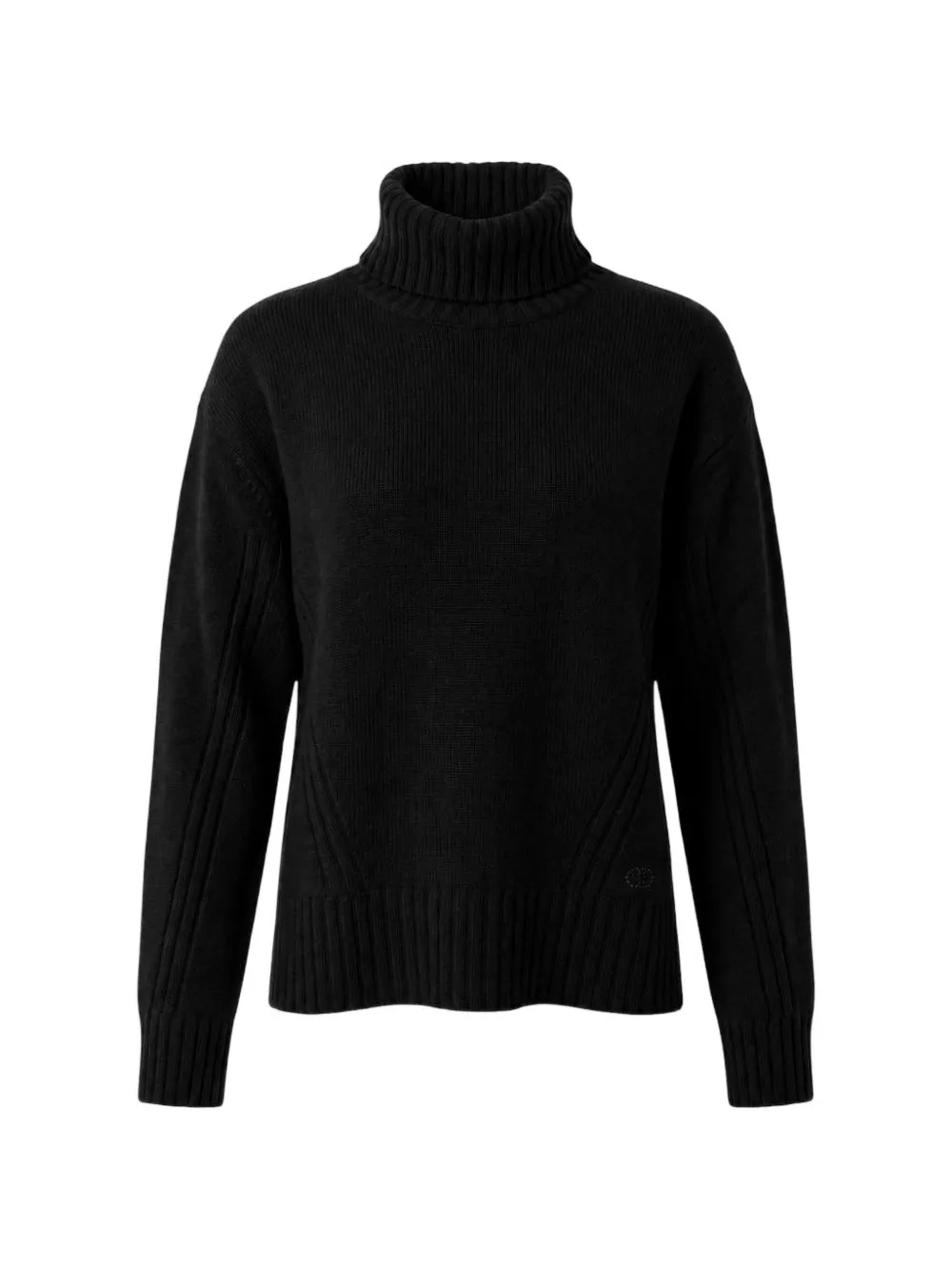 LIU JO turtleneck wool sweater Zwart