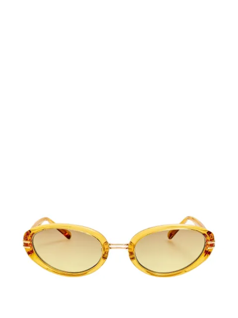 The Attico oval-frame sunglasses
