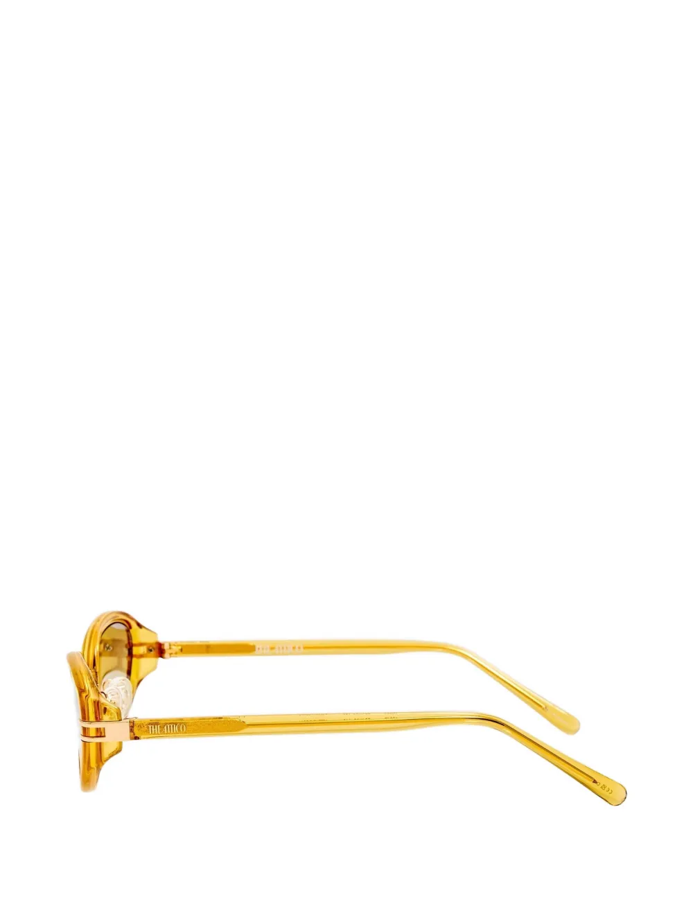 The Attico oval-frame sunglasses Geel