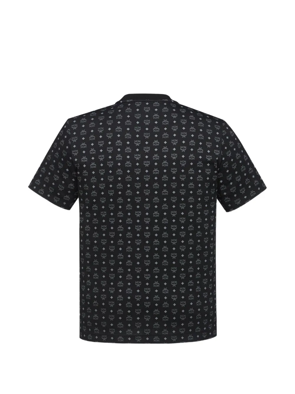 MCM monogram-print T-shirt Zwart
